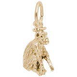 10K Gold Monkey Charm by Rembrandt Charms