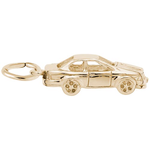 10K Gold Car Charm by Rembrandt Charms 10K Gold Car Charm by Rembrandt Charms