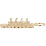 Gold Plate Titanic Charm by Rembrandt Charms