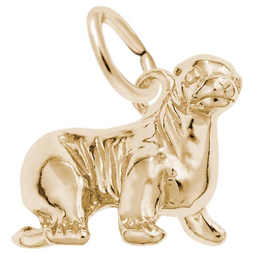 14K Gold Sea Lion Charm by Rembrandt Charms