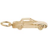 Gold Plated Mid-Engine Sports Car Charm by Rembrandt Charms