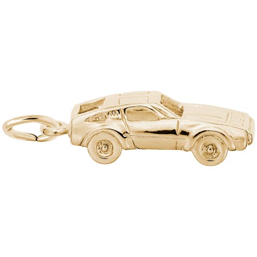 10K Gold Car Charm by Rembrandt Charms 10K Gold Car Charm by Rembrandt Charms