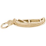 14k Gold Classic Canoe Charm by Rembrandt Charms