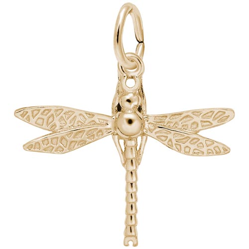 gold dragonfly charms