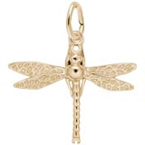 10K Gold Dragonfly Charm by Rembrandt Charms