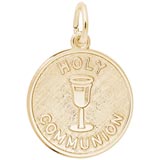 Gold Plated Holy Communion Charm by Rembrandt Charms