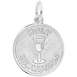14K White Gold Holy Communion Charm by Rembrandt Charms