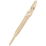 10K Gold Hypodermic Needle Accent Charm by Rembrandt Charms