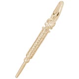 14K Gold Hypodermic Needle Accent Charm by Rembrandt Charms
