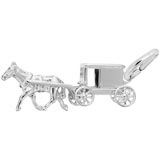 Sterling Silver Amish Wagon Charm by Rembrandt Charms