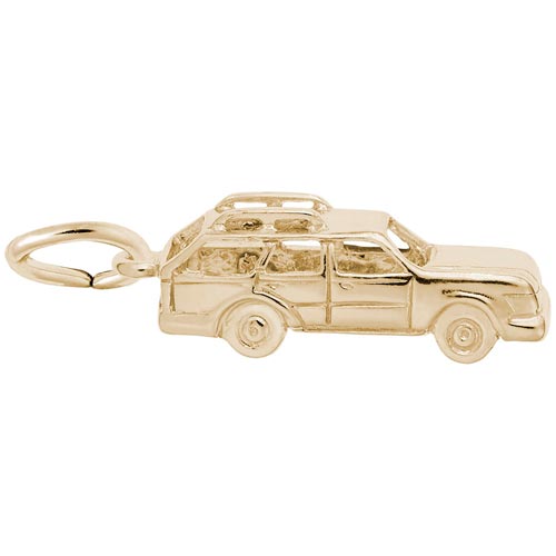 10K Gold Station Wagon Charm by Rembrandt Charms