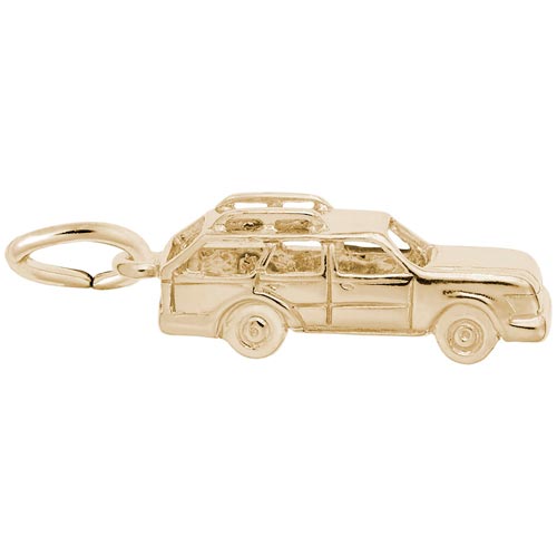 14K Gold Station Wagon Charm by Rembrandt Charms 14K Gold Station Wagon Charm by Rembrandt Charms