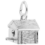 14K White Gold Birdhouse Charm by Rembrandt Charms