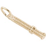 Rembrandt Slide Rule Charm, Gold Plate