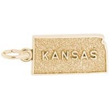 10K Gold Kansas Charms by Rembrandt Charms