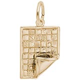 Gold Plated Quilt Blanket Charm by Rembrandt Charms