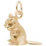 10K Gold Chipmunk Charm by Rembrandt Charms