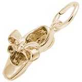 Gold Plate Tap Shoe Charm by Rembrandt Charms