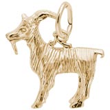 14k Gold Billy Goat Charm by Rembrandt Charms