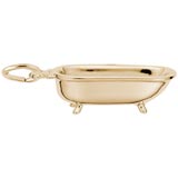 10K Gold Bathtub Charm by Rembrandt Charms