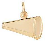 10K Gold Megaphone Charm by Rembrandt Charms