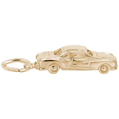 Gold Plated Classic Business Coupe Charm by Rembrandt Charms