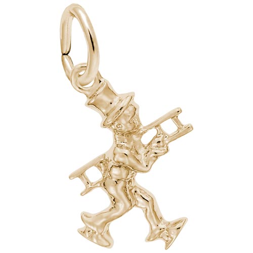 14K Gold Chimney Sweep Charm by Rembrandt Charms