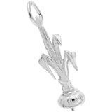 14K White Gold Onion Charm by Rembrandt Charms