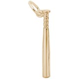 Gold Plated Baseball Bat Charm by Rembrandt Charms