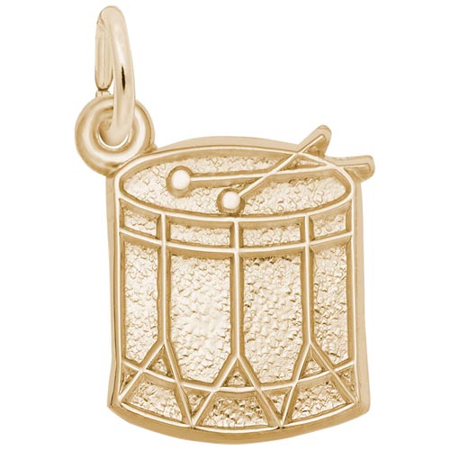 14K Gold Drum Charm by Rembrandt Charms 14K Gold Drum Charm by Rembrandt Charms