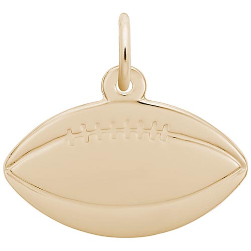 14k Gold Football Charm by Rembrandt Charms