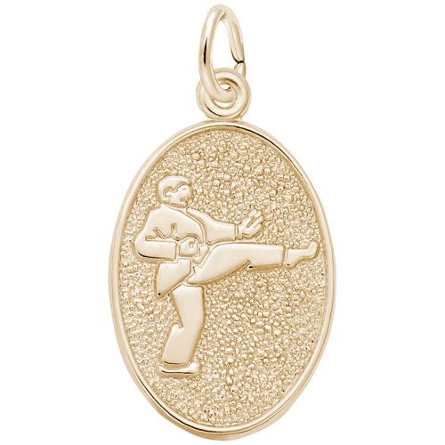 14K Gold Martial Arts Charm by Rembrandt Charms