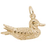 10K Gold Duck Charm by Rembrandt Charms
