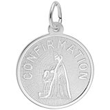 Sterling Silver Confirmation Girl Charm by Rembrandt Charms