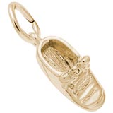 14K Gold Baby Shoe Charm by Rembrandt Charms