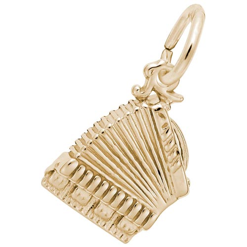 14K Gold Accordion Charm by Rembrandt Charms 14K Gold Accordion Charm by Rembrandt Charms