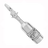 14K White Gold France Bordeaux Wine Charm by Rembrandt Charms