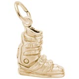 10K Gold Ski Boot Charm by Rembrandt Charms