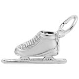 14K White Gold Speed Skate Charm by Rembrandt Charms