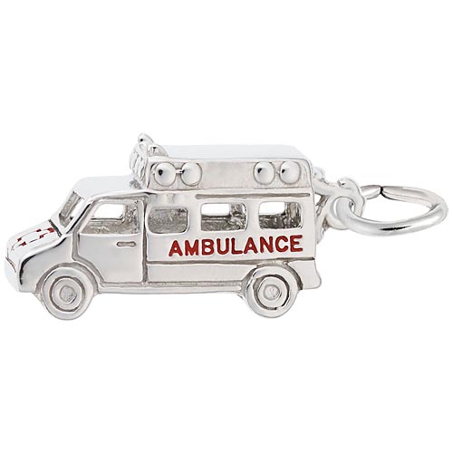 Sterling Silver Ambulance Charm by Rembrandt Charms