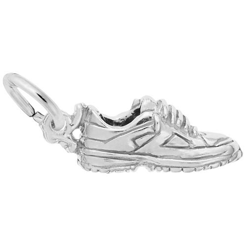 14K White Gold Sneaker Charm by Rembrandt Charms