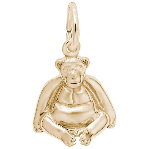 14K Gold Monkey Charm by Rembrandt Charms