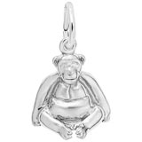 14K White Gold Monkey Charm by Rembrandt Charms