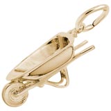 Gold Plate Wheelbarrow Charm by Rembrandt Charms