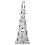 14K White Gold The Lighthouse Charm by Rembrandt Charms