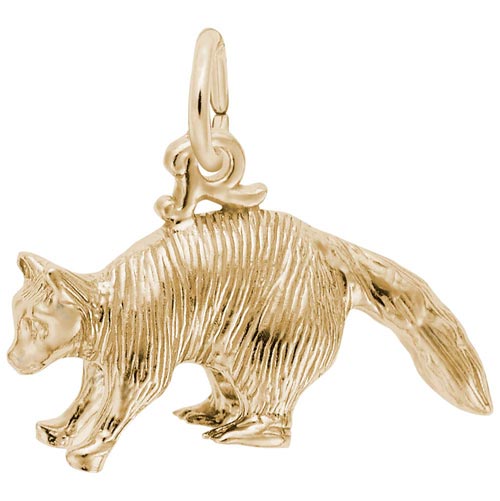 14K Gold Raccoon Charm by Rembrandt Charms 14K Gold Raccoon Charm by Rembrandt Charms