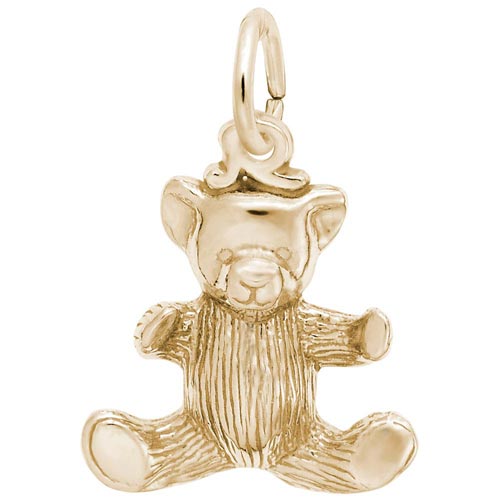 14k Gold Teddy Bear Charm by Rembrandt Charms