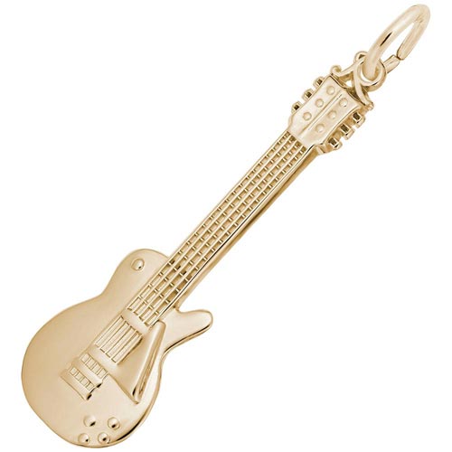 14K Gold Electric Guitar Charm by Rembrandt Charms