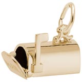 10K Gold Mailbox Charm by Rembrandt Charms