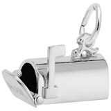 14K White Gold Mailbox Charm by Rembrandt Charms